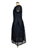 Boohoo 100% Polyester Chevron-herringbone Blue Casual Dress Size 14 - photo 5