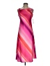 DKNY 100% Polyester Graphic Pink Cocktail Dress Size 2 (petite) - photo 1