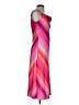DKNY 100% Polyester Graphic Pink Cocktail Dress Size 2 (petite) - photo 4