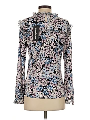 Karl Lagerfeld Paris Long Sleeve Blouse (view 2)