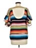 Judith March Black Short Sleeve Blouse Size M - photo 2