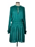 Current Air 100% Polyester Teal Casual Dress Size L - photo 1