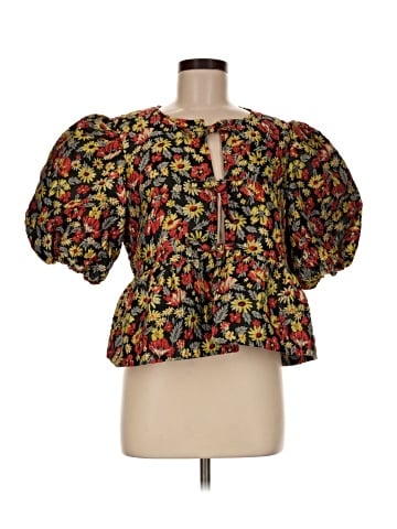Ganni 3/4 Sleeve Blouse (view 1)
