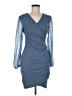 Assorted Brands 100% Polyamide Blue Cocktail Dress Size M - photo 1