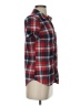 Alter Ego 100% Polyester Plaid Red Short Sleeve Blouse Size S - photo 4