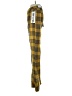 Almost Famous 100% Polyester Plaid Yellow Casual Pants Size 1 - photo 5