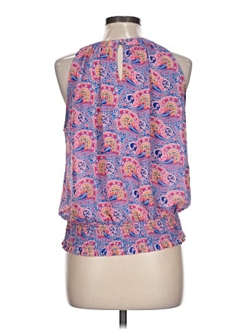 Rose + Olive Sleeveless Blouse (view 2)