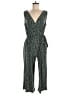 Kaileigh 100% Polyester Polka Dots Green Jumpsuit Size L - photo 1