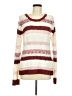Venus Stripes Ivory Pullover Sweater Size M - photo 1