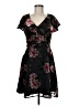 Dex Floral Black Cocktail Dress Size M - photo 1