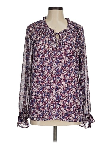 B Collection by Bobeau Long Sleeve Blouse (view 1)