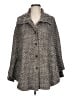 RENA LANGE 100% Cupro Gray Poncho Size L - photo 1