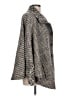 RENA LANGE 100% Cupro Gray Poncho Size L - photo 4