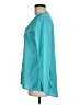 Scully 100% Polyester Teal Long Sleeve Blouse Size M - photo 5