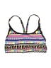 funkita 100% Polyester Print Black Swimsuit Top Size 32 - photo 1