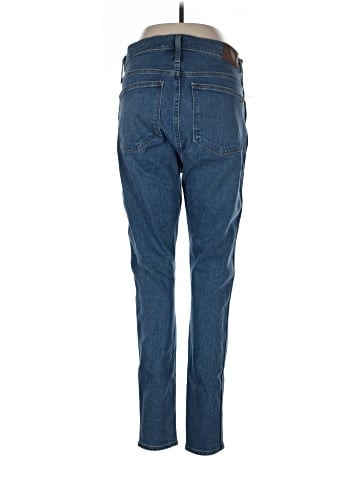 Madewell 10" High-Rise Skinny Jeans in Dewitt Wash: Button-Front TENCEL&trade; Denim Edition (view 2)