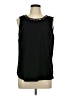Fenn Wright Manson 100% Polyester Black Sleeveless Blouse Size L - photo 1