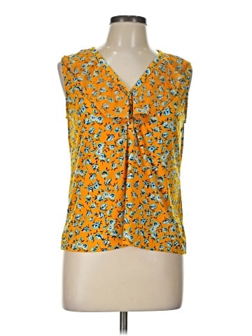 Always Indigo Sleeveless Blouse (view 1)
