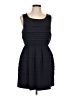 As U Wish Solid Black Casual Dress Size 11 - photo 1