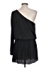 Ramy Brook 100% Polyester Solid Black Cocktail Dress Size L (estimated) - photo 2