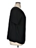 Pleione 100% Polyester Black Short Sleeve Blouse Size XL - photo 4