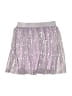 Crewcuts 100% Cotton Metallic Silver Purple Skirt Size 10 - photo 2