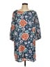 Old Navy Paisley Blue Casual Dress Size L - photo 1