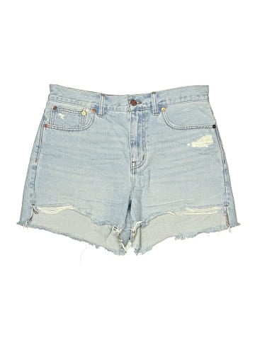 Madewell Relaxed Mid-Length Denim Shorts in Wengler Wash: Step-Hem Edition (view 1)