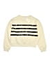 Crewcuts Stripes Ivory Pullover Sweater Size 10 - 11 - photo 1