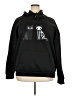 Unbranded 100% Polyester Black Pullover Hoodie Size XXL - photo 1