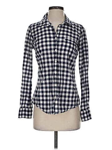 J.Crew Factory Store Long Sleeve Button-Down Shirt (view 1)