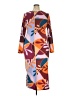Assorted Brands Graphic Orange Casual Dress Size XXL - photo 2