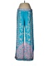 Lilly Pulitzer 100% Polyester Paisley Blue Casual Pants Size M - photo 1