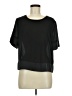 DR2 100% Polyester Black Short Sleeve Top Size M - photo 1