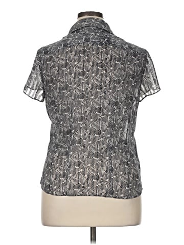 Ann Taylor Factory Short Sleeve Blouse (view 2)