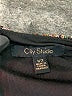 City Studio 100% Polyester Animal Print Brown Cocktail Dress Size 1 - 2 - photo 7
