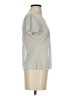Natori Metallic Silver Short Sleeve T-Shirt Size S - photo 4