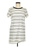 Forever 21 Stripes Ivory Casual Dress Size M - photo 1