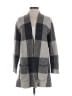 Shein Plaid Gray Cardigan Size S - photo 1
