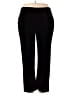 Notations Solid Black Casual Pants Size 2X - photo 1