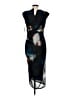 DKNY Graphic Blue Cocktail Dress Size 6 - photo 2