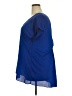 Cato 100% Polyester Blue Short Sleeve Blouse Size 18 - photo 5