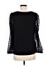 Ann Taylor LOFT Black Long Sleeve Top Size M - photo 2