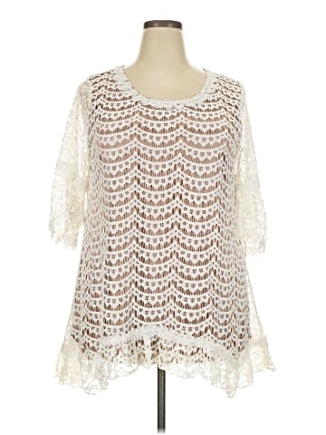 Lady Noiz 3/4 Sleeve Blouse (view 1)
