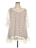Lady Noiz Ivory 3/4 Sleeve Blouse Size 2X - photo 1