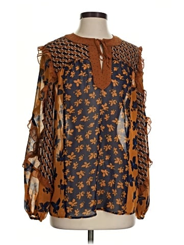 CAbi 3/4 Sleeve Blouse (view 1)
