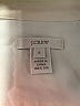 J.Crew 100% Silk Color Block Ivory Long Sleeve Silk Top Size 6 - photo 7