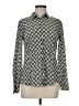 J.Crew Print Black Long Sleeve Blouse Size 6 - photo 1