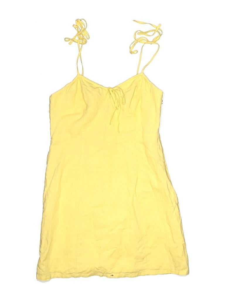 Pre-owned Forever 21 Casual Dress In Yellow