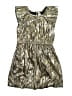 OshKosh B'gosh 100% Polyester Metallic Gold Dress Size 10 - photo 1